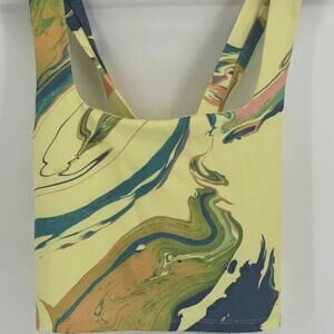 Nike Sportswear Air Cropped Marble Tank Top Yellow 2X